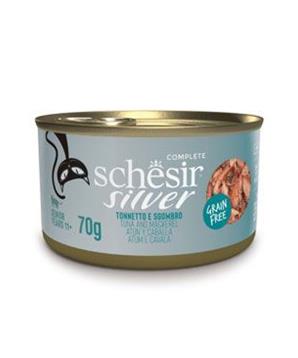Levně Schesir Cat konz. Senior Wholefood tuňák/makrela 70 g