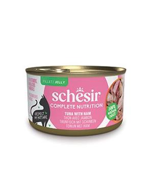 Schesir Cat konz.Compl.Nutrit.Tuňák+šunkou želé