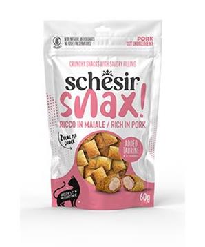 Schesir Cat Snax! pochoutka Vepřové polštářky 