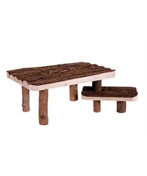 Levně Schodiště pro morče, králíka 2 patra 37x17x28 cm 1 ks