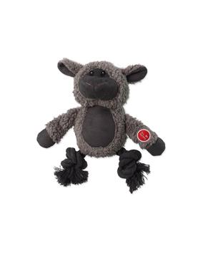 Levně Hračka Dog Fantasy Snuggle mix zvířat s uzly a pískátkem 21 cm