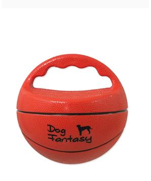 Levně Hračka Dog Fantasy Ball míč s rukojetí pískací 15 cm