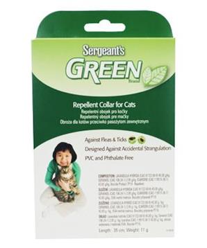 Levně Sergeanťs Green obojek pro kočky 35 cm