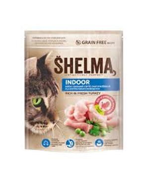 Levně SHELMA Cat Indoor Freshmeat Turkey GF 750g