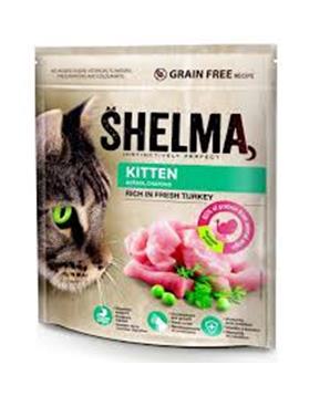 Levně SHELMA Cat Kitten Freshmeat Turkey GF 750g