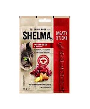 Levně Shelma Sticks s hovězím a zázvorem GF 15g