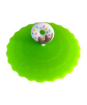 Levně Silikonový kryt na konzervy s donutem 1 ks