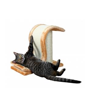 Škrábací vlna s podestou a válcem hnědá