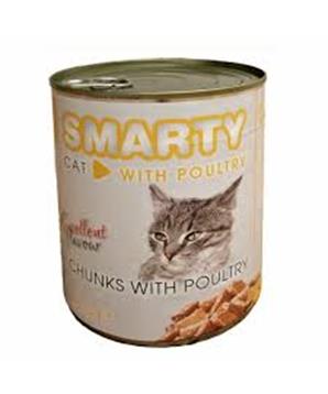 Levně SMARTY Cat Drůbeží chunks, konzerva 400g