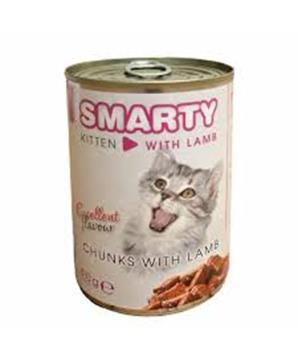 Levně SMARTY Cat Kitten Jehněčí chunks, konzerva 400g