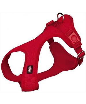 Levně Soft postroj, jemný, vypolstrovaný červený S-M 35-60 cm/20 mm