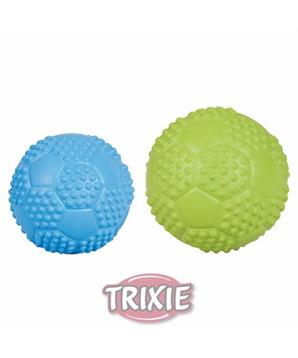Levně Sportovní míč z tvrdé gumy se zvukem 5,5cm