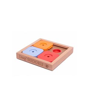 Levně Dřevěný hlavolam Sudoku Basic Color od My Intelligent Dogs/obtížnost 1 1 ks