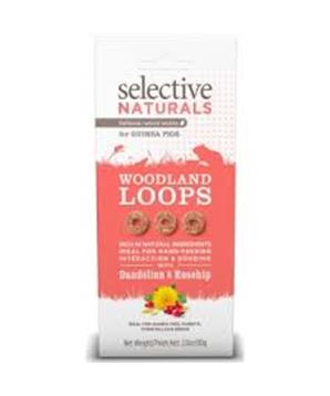 Levně Supreme Selective snack Naturals Woodland Loops 80 g