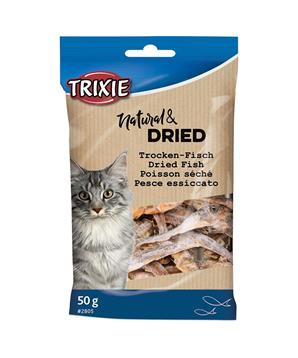 Levně Sušené rybičky, pamlsek pro kočky TRIXIE 50 g