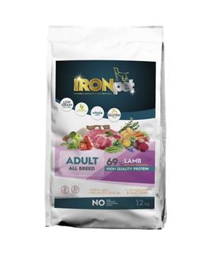 Levně IRONpet Dog Adult All Breed Lamb (Jehněčí) 12 kg