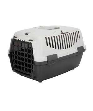 Levně Transportní box CAPRI I, XS: 32x31x48cm (max. 6kg) - tmavě šedá/světle šedá