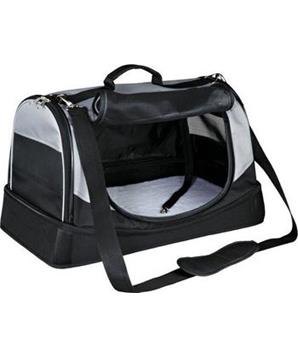 Levně Transportní taška-pelíšek HOLLY nylon, černo/šedá 50x30x30 cm
