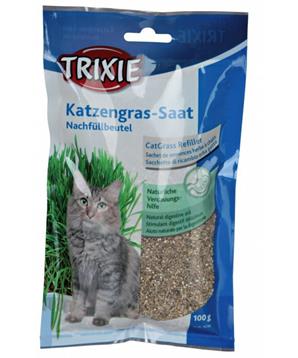 Levně Tráva pro kočku v sáčku TRIXIE 100 g