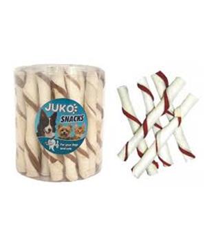 Levně Trubička bílá Kuřecí JUKO Snacks 35ks
