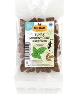 Levně Tuňák moučný červ s kopřivou 80g
