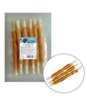 Levně Tyčinka buvolí obalená kuřecím masem JUKO Snacks 12,5 cm 6ks
