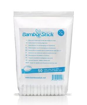 Levně Tyčinky vatové BambooStick L/XL pro čišt. uší psů L/XL 50ks
