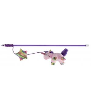 Levně Udice s plyšovou hračkou UNICORN 45 cm