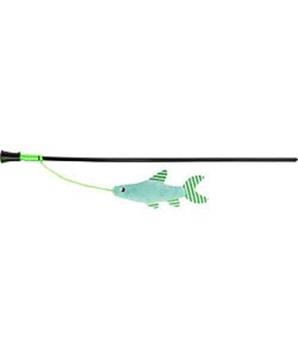 Levně Udice s rybkou, zelená 42 cm