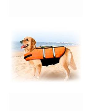 Levně Vesta plavací Dog oranžová L