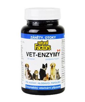 Vet-Enzymy 90tablet podpora hojení, záněty, otoky