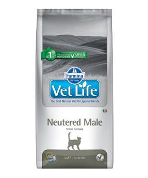 Levně Vet Life Natural CAT Neutered Male 2 kg