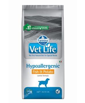 Levně Vet Life Natural DOG Hypo Fish & Potato 12 kg