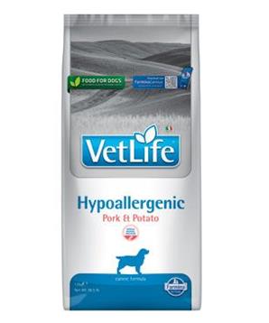 Levně Vet Life Natural DOG Hypo Pork & Potato 12kg