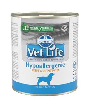 Vet Life Natural Dog konz. Hypoaller Fish&Potato