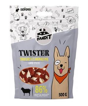 Levně VetExpert Mr.Bandit pochoutka TWISTER jehněčí tyč 500g