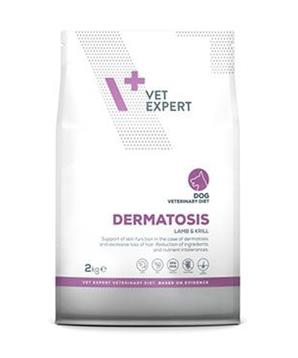 Levně VetExpert VD 4T Dermatosis Dog Lamb&Krill 12 kg