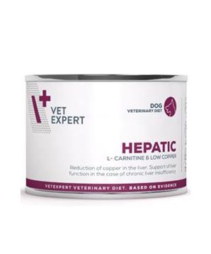 VetExpert VD 4T Hepatic Dog konzerva