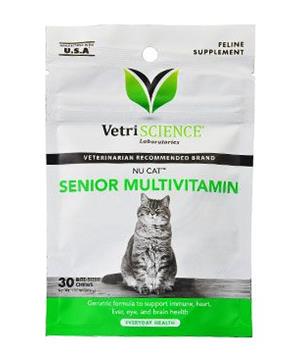 Levně VetriScience Nu-Cat Senior potr.doplň st.kočky 37,5g