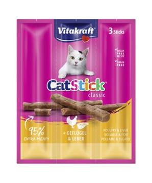 Vitakraft Cat poch. Stick Classic drůbež+játra