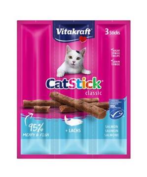Levně Vitakraft Cat pochoutka Stick mini Losos 3x6g