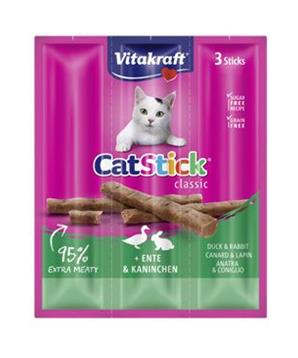 Levně Vitakraft Cat pochoutka Stick mini Rabb.+Duck. 3x6g