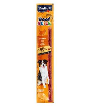 Levně Vitakraft Dog pochoutka Beef Stick salami Turkey 1 ks 1 bal