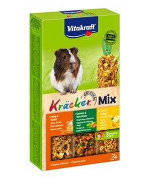 Levně Vitakraft Rodent Guinea pig Kräcker honey/veg/citr 3ks