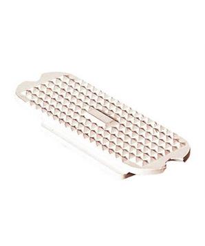 Levně Vložka do třmenu, gumová rovná, 12 cm, bílá pár