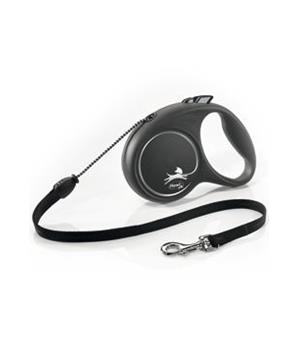 Levně Vodítko FLEXI Black Design M lanko 5m/20kg modrá NEW