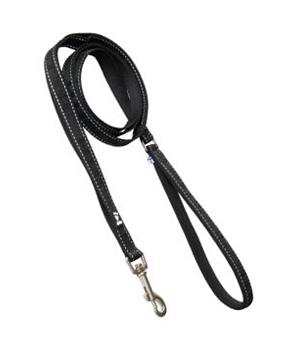Levně Vodítko Hurtta Casual Reflective ECO černé 180cm/20mm