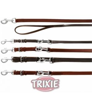 Vodítko kožené ACTIVE M-L 2,00m/18 mm, - černé