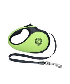 Levně Vodítko samonavíjecí zeleno/černá Kiwi 12kg/3m