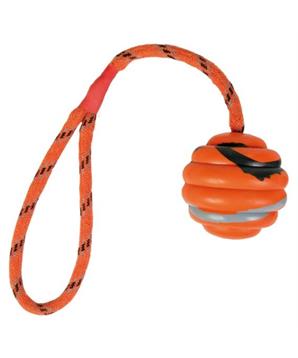 Levně Vrhací vlnitý míč na šňůře 6cm/30cm
